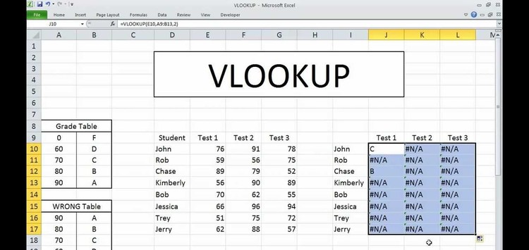 Kako uporabiti VLOOKUP funkcijo - drugi del?